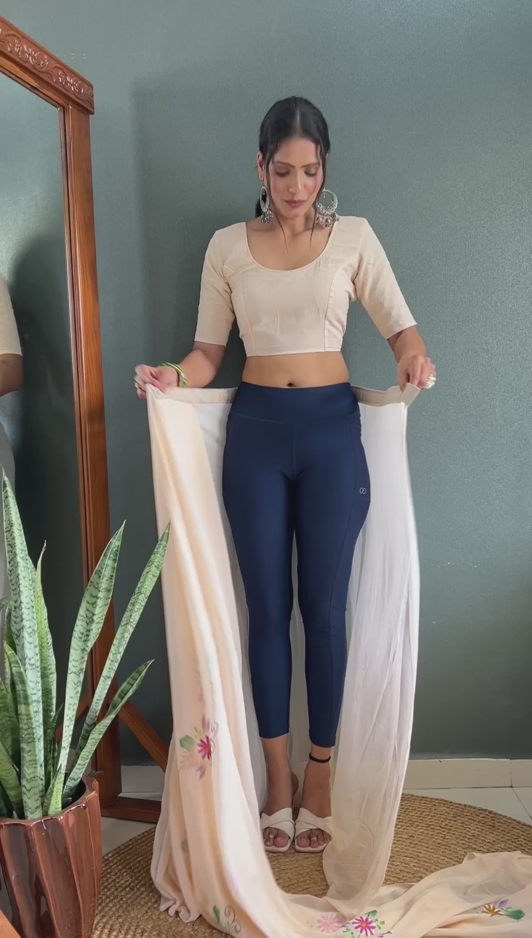 Hand-Painted Ready-to-Wear Saree